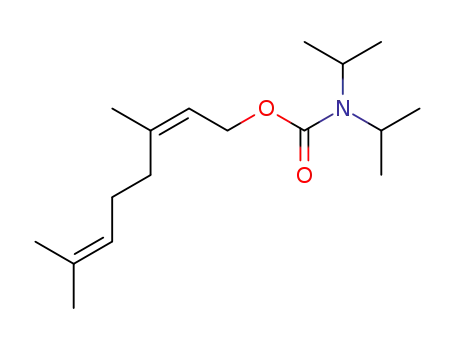 Carbamic acid, bis(1-methylethyl)-, (2Z)-3,7-dimethyl-2,6-octadienyl
ester