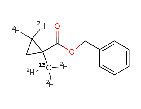 benzyl 1-[13C,2H<sub>3</sub>]methyl-[2,2-2H<sub>2</sub>]cyclopropane-1-carboxylate