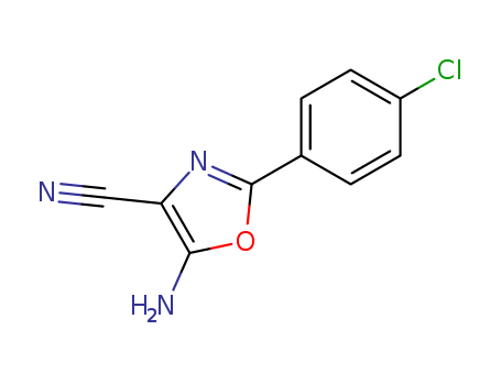 4-Oxazolecarbonitrile, 5-amino-2-(4-chlorophenyl)-