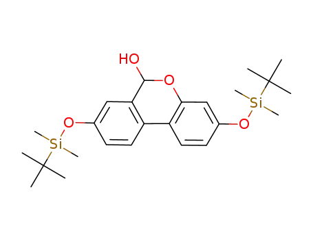 3,8-di(t-butyldimethylsilyloxy)dibenzo[b,d]pyran-6-ol