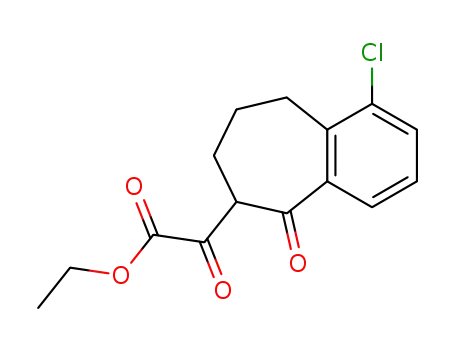 ethyl γ-(6-chloro-1-oxo-2,3,4,5-tetrahydrobenzocyclohepten-2-yl)-α-oxoacetate