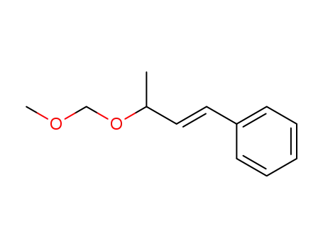 Molecular Structure of 112528-82-2 (Benzene, [3-(methoxymethoxy)-1-butenyl]-, (E)-)