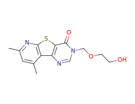7,9-dimethyl-3-[(2-hydroxyethoxy)methyl]pyrido[3',2':4,5]thieno[3,2-d]pyrimidin-4-one