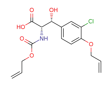 (2S,3R)-2-Allyloxycarbonylamino-3-(4-allyloxy-3-chloro-phenyl)-3-hydroxy-propionic acid