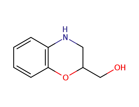 Molecular Structure of 82756-74-9 (3,4-DIHYDRO-2H-1,4-BENZOXAZIN-2-YLMETHANOL)