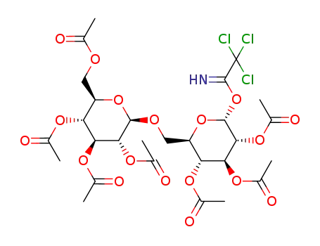 O-(2,3,4,6-tetra-O-acetyl-β-D-glucopyranosyl(1->6)-2,3,4-tri-O-acetyl-β-D-glucopyranosyl)trichloroacetimidate