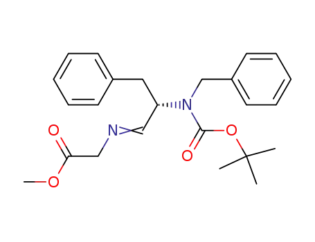 (S)-[2-(benzyl-tert-butoxycarbonyl-amino)-3-phenyl-propylideneamino]-acetic acid methyl ester
