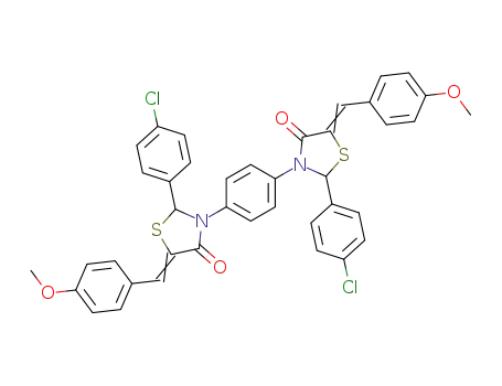 Molecular Structure of 771497-97-3 (C<sub>40</sub>H<sub>30</sub>Cl<sub>2</sub>N<sub>2</sub>O<sub>4</sub>S<sub>2</sub>)