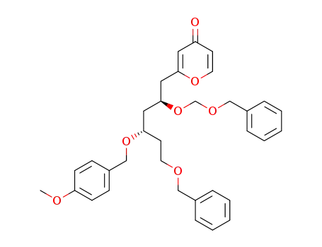 2-[(2S,4S)-6-Benzyloxy-2-benzyloxymethoxy-4-(4-methoxy-benzyloxy)-hexyl]-pyran-4-one