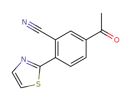 5-acetyl-2-thiazol-2-yl-benzonitrile