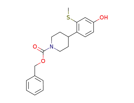1-benzyloxycarbonyl-4-(4-hydroxy-2-methylthiophenyl)piperidine