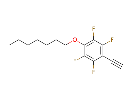 4-heptyloxytetrafluorophenylacetylene