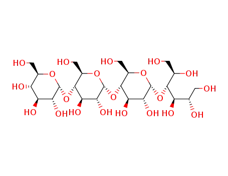 Molecular Structure of 5548-55-0 (cellotetraitol)