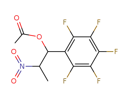 1-acetoxy-2-nitro-1-pentafluorophenylpropane