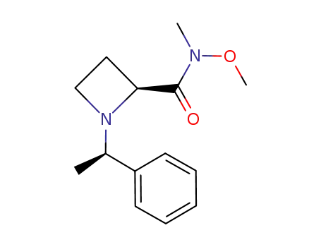 2-Azetidinecarboxamide, N-methoxy-N-methyl-1-[(1R)-1-phenylethyl]-,
(2S)-