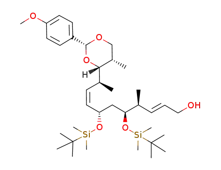 5(S),7(S)-bis(tert-butyldimethylsilanyloxy)-10(S)-[2(R)-(4-methoxyphenyl)-5(S)-methyl[1,3]dioxan-4(S)-yl]-4(S)-methylundeca-2,8-dien-1-ol