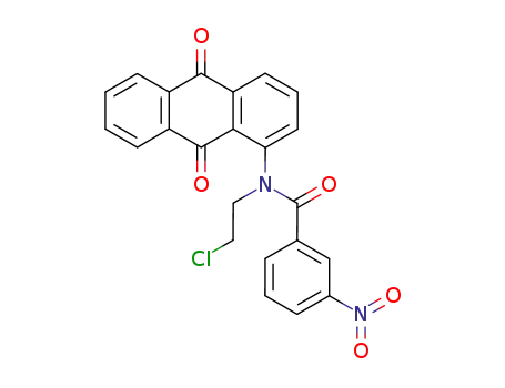 N-(2-chloroethyl)-N-(9,10-dioxo-9,10-dihydroanthracen-1-yl)-3-nitrobenzamide