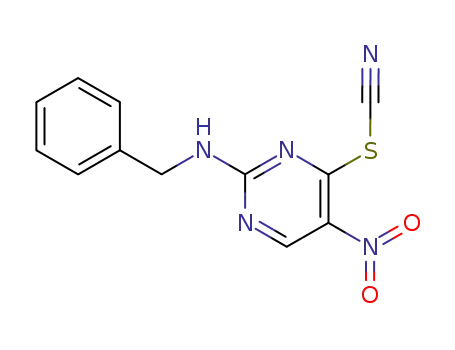 benzyl-(5-nitro-4-thiocyanato-pyrimidin-2-yl)-amine