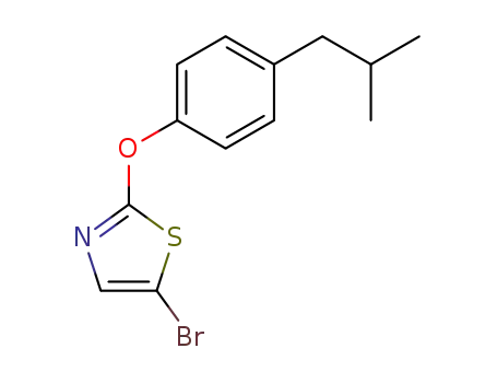 Thiazole, 5-bromo-2-[4-(2-methylpropyl)phenoxy]-
