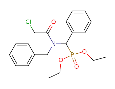 Phosphonic acid, [[(chloroacetyl)(phenylmethyl)amino]phenylmethyl]-,
diethyl ester