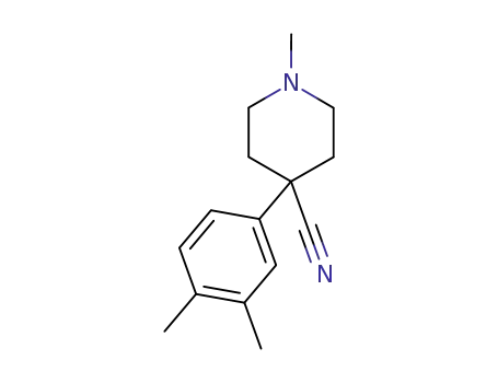 4-(3,4-dimethyl-phenyl)-1-methyl-piperidine-4-carbonitrile