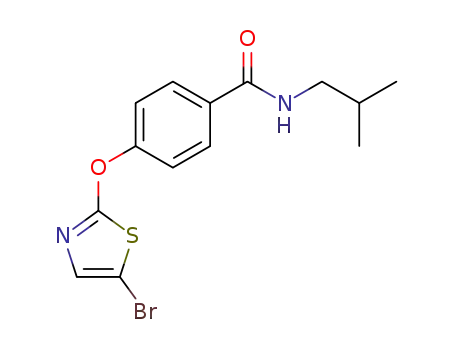 Benzamide, 4-[(5-bromo-2-thiazolyl)oxy]-N-(2-methylpropyl)-