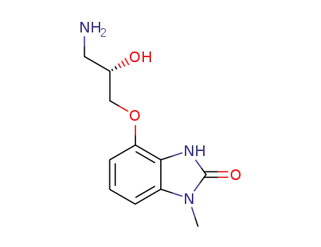 4-((S)-3-Amino-2-hydroxy-propoxy)-1-methyl-1,3-dihydro-benzoimidazol-2-one