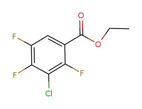 Molecular Structure of 351354-33-1 (ethyl 3-chloro-2,4,5-trifluorobenzoate)