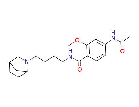Molecular Structure of 947263-58-3 (4-acetamido-N-(4-(2-azanorborn-2-yl)butyl)-2-methoxybenzamide)