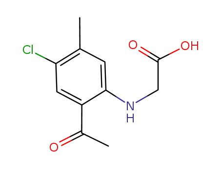 N-(2-acetyl-4-chloro-5-methylphenyl)glycine