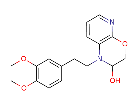 1H-Pyrido[2,3-b][1,4]oxazin-2-ol,
1-[2-(3,4-dimethoxyphenyl)ethyl]-2,3-dihydro-