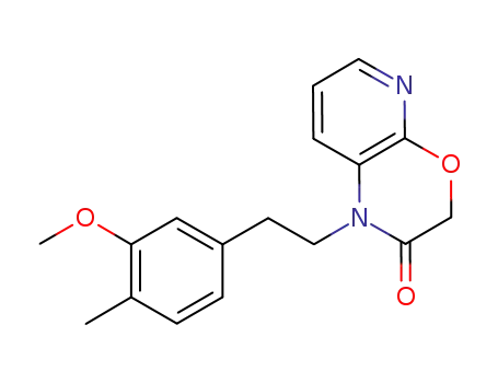 1H-Pyrido[2,3-b][1,4]oxazin-2(3H)-one,
1-[2-(3-methoxy-4-methylphenyl)ethyl]-