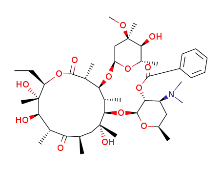 <i>O''</i>-Benzoyl-erythromycin