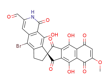 Molecular Structure of 609353-50-6 (C<sub>26</sub>H<sub>14</sub>BrNO<sub>10</sub>)