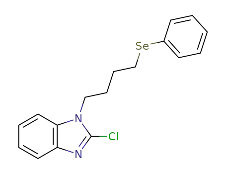 Molecular Structure of 895581-99-4 (2-chloro-1-[(4-phenylselanyl)butyl]-1H-benzo[d]imidazole)