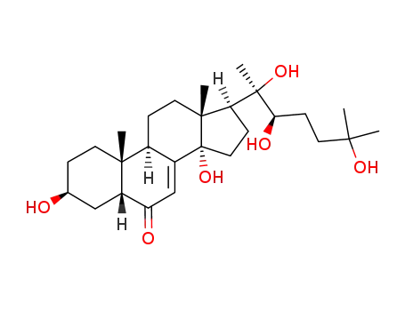Molecular Structure of 17942-08-4 (2-DEOXY-20-HYDROXYECDYSONE)