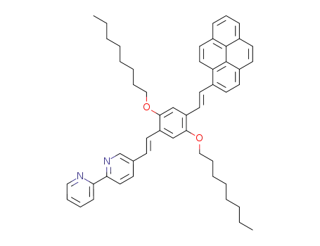 5-{(E)-2-[2,5-Bis-octyloxy-4-((E)-2-pyren-1-yl-vinyl)-phenyl]-vinyl}-[2,2']bipyridinyl