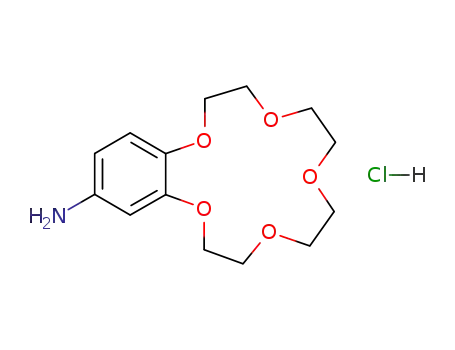 Molecular Structure of 111076-66-5 (4-Aminobenzo-15-crown-5 hydrochloride)