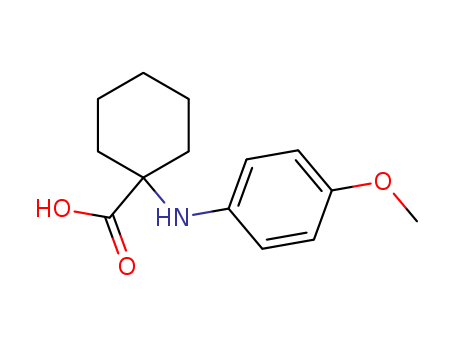 1-(4-Methoxy-phenylamino)-cyclohexanecarboxylicacid