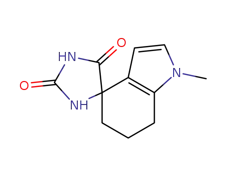 5'H,6',7'-dihydro-1'-methylspiro(hydantoin-5,4'-indole)