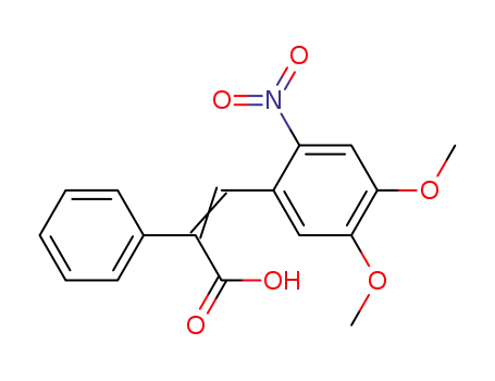 3-(4,5-dimethoxy-2-nitrophenyl)-2-phenylprop-2-enoic acid