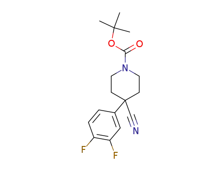 1-BOC-4-CYANO-4- (3,4-DIFLUOROPHENYL)-피 페리 딘