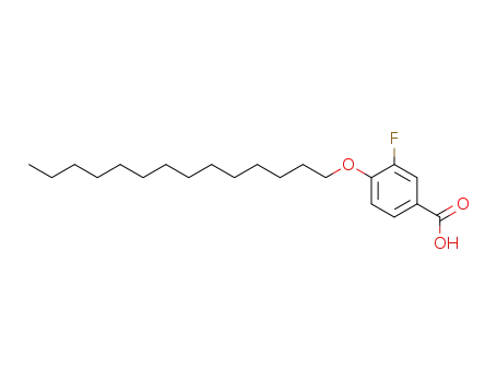 Benzoic acid, 3-fluoro-4-(tetradecyloxy)-