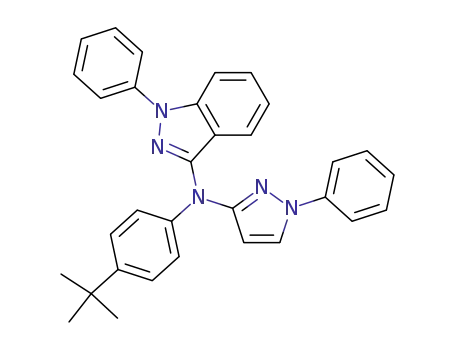 N-(1-phenylpyrazole-3-yl)-N-(1-phenyl-1H-indazole-3-yl)-4-t-butylaniline