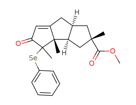 methyl [2S-(2α,3aα,3bβ,7aα)]-2,3,3a,3b,4,5,7,7a-octahydro-2,3b,4-trimethyl-5-oxo-4-(phenylseleno)-1H-cyclopenta[a]pentalene-2-carboxylate
