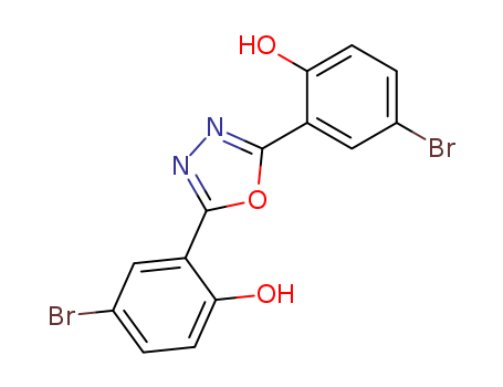 Phenol, 2,2'-(1,3,4-oxadiazole-2,5-diyl)bis[4-bromo-