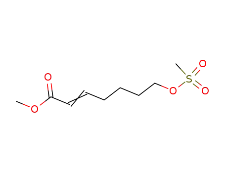methyl 7-mesylhept-2-enoate