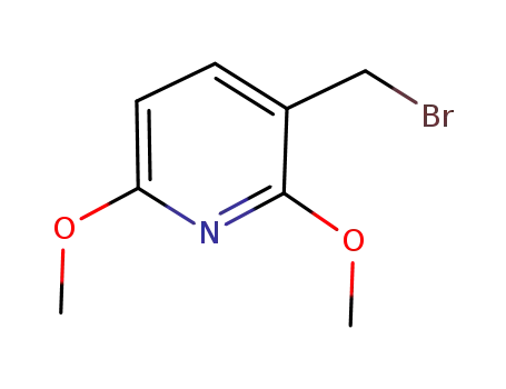 Molecular Structure of 934286-66-5 (3-(BROMOMETHYL)-2,6-DIMETHOXYPYRIDINE)