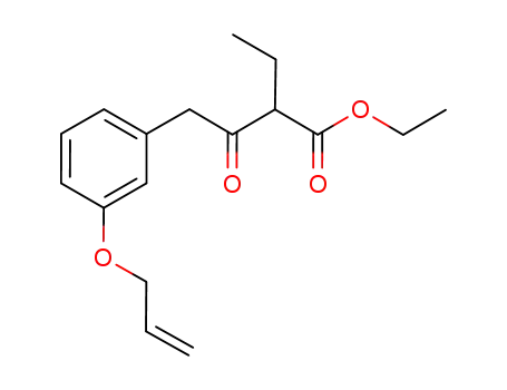 ethyl 2-ethyl-3-oxo-4-[3-(allyloxy)phenyl]butyrate