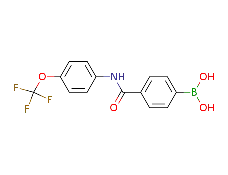 (4-((4-(trifluoroMethoxy)phenyl)carbaMoyl)phenyl)boronic acid